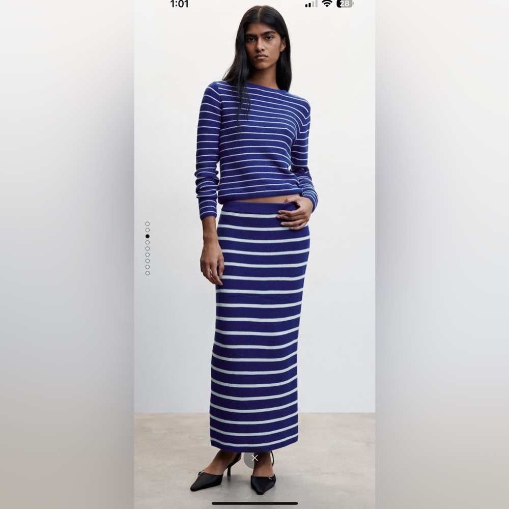 Mango knit skirt